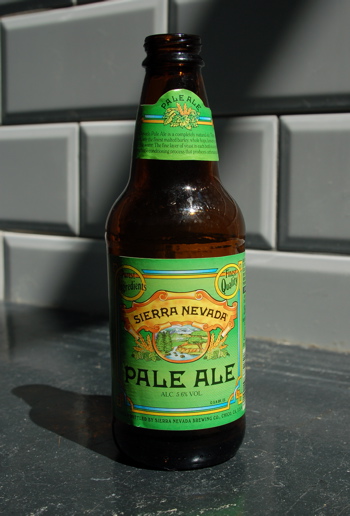 an empty bottle of Sierra Nevada Pale Ale