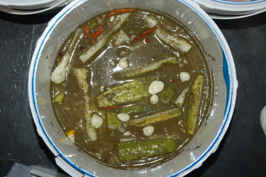 Cucumbers in Pickling Spices