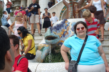 Steph in Park Güell